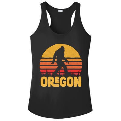 Oregon Bigfoot Sasquatch & Sun Ladies PosiCharge Competitor Racerback Tank