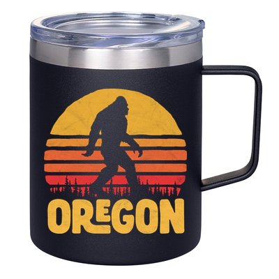 Oregon Bigfoot Sasquatch & Sun 12oz Stainless Steel Coffee Mug