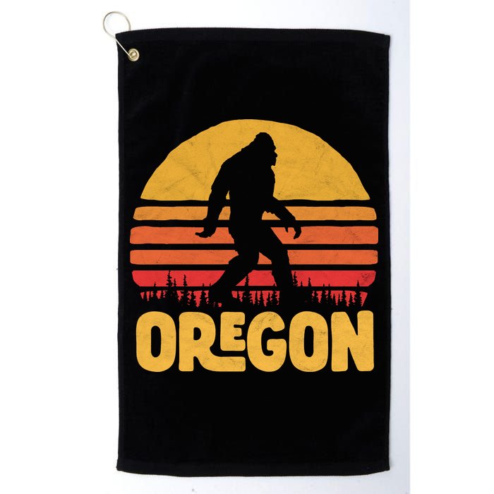 Oregon Bigfoot Sasquatch & Sun Golf Towel