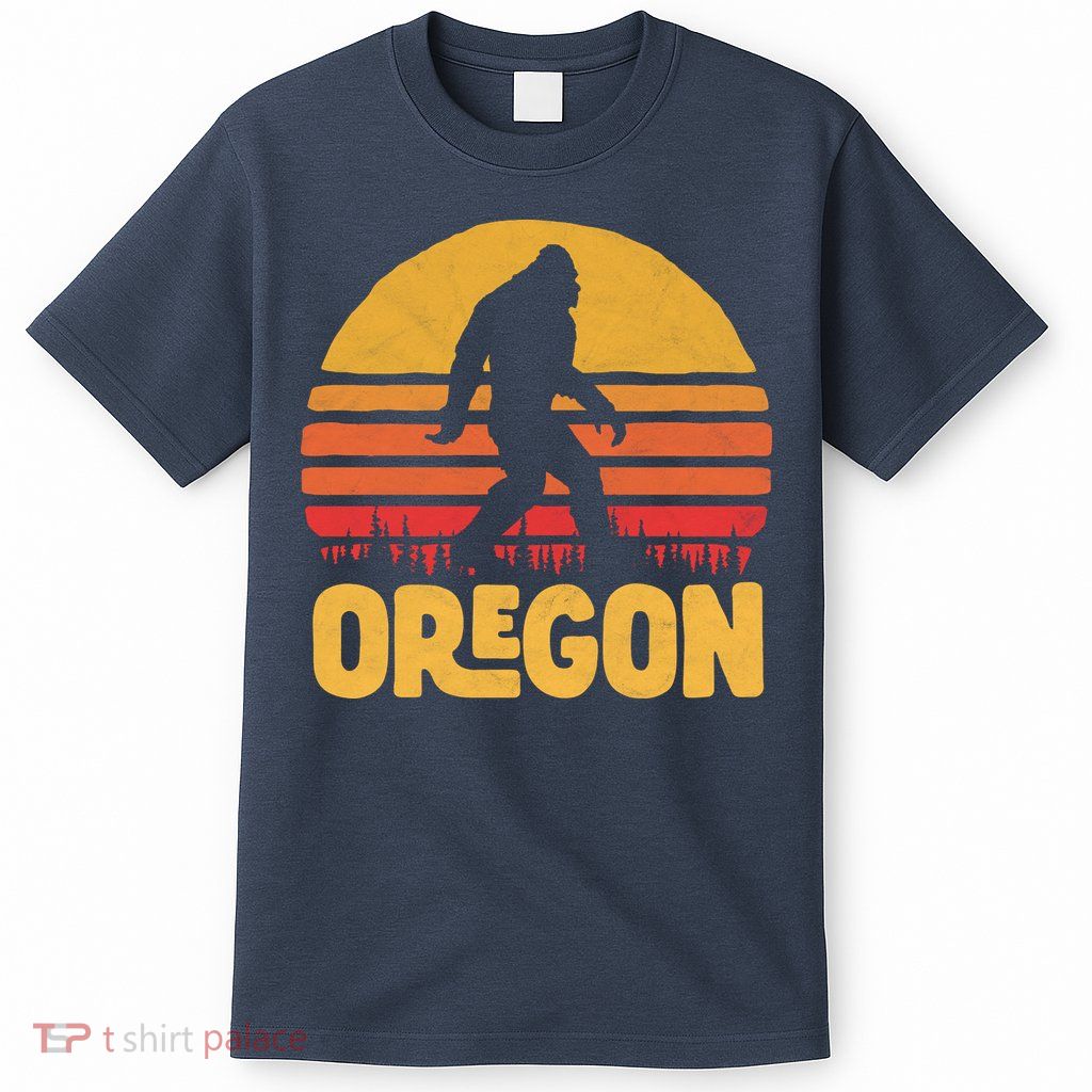 Oregon Bigfoot Sasquatch & Sun T-Shirt