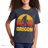 Oregon Bigfoot Sasquatch & Sun Kids T-Shirt