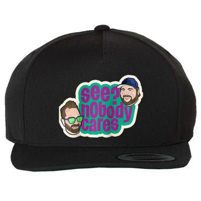 Ollie & Ballgame Snc Logo Raglan Baseball Wool Snapback Cap