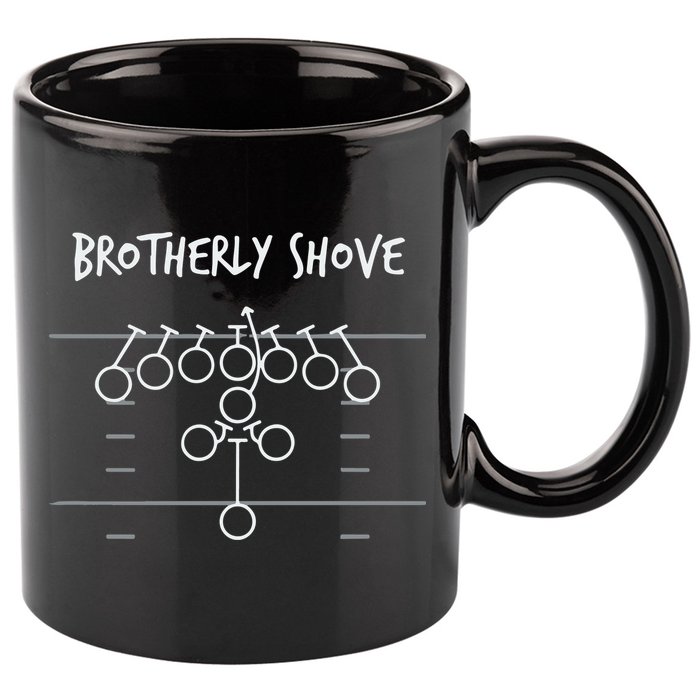 Official Brotherly Shove 11oz C Handle Ceramic Mug