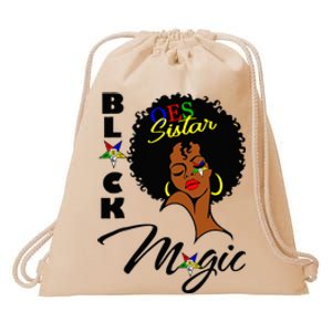 OES Black Sistar Magic Order The Eastern Star Juneteenth Day Drawstring Bag