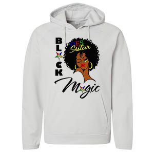 OES Black Sistar Magic Order the Eastern Star Juneteenth Day Performance Fleece Hoodie