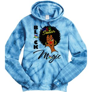 OES Black Sistar Magic Order the Eastern Star Juneteenth Day Tie Dye Hoodie