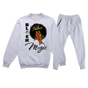 OES Black Sistar Magic Order the Eastern Star Juneteenth Day Premium Crewneck Sweatsuit Set