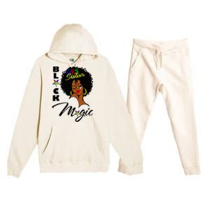 OES Black Sistar Magic Order the Eastern Star Juneteenth Day Premium Hooded Sweatsuit Set