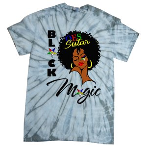 OES Black Sistar Magic Order the Eastern Star Juneteenth Day Tie-Dye T-Shirt