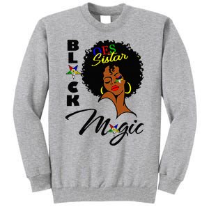 OES Black Sistar Magic Order the Eastern Star Juneteenth Day Tall Sweatshirt