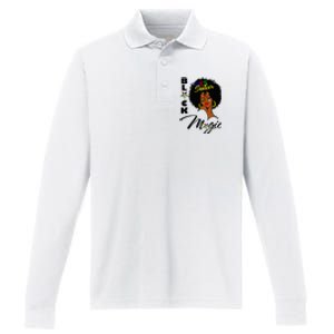 OES Black Sistar Magic Order the Eastern Star Juneteenth Day Performance Long Sleeve Polo