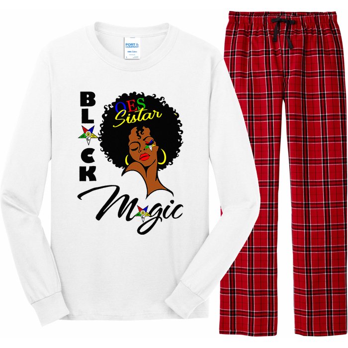 OES Black Sistar Magic Order the Eastern Star Juneteenth Day Long Sleeve Pajama Set