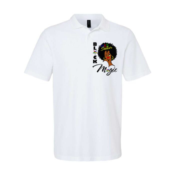 OES Black Sistar Magic Order the Eastern Star Juneteenth Day Softstyle Adult Sport Polo