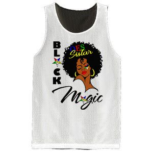 OES Black Sistar Magic Order the Eastern Star Juneteenth Day Mesh Reversible Basketball Jersey Tank