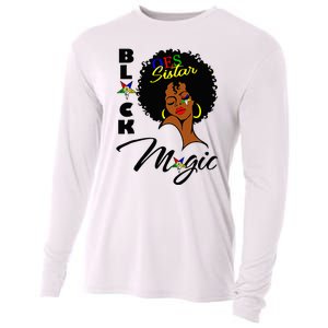 OES Black Sistar Magic Order the Eastern Star Juneteenth Day Cooling Performance Long Sleeve Crew