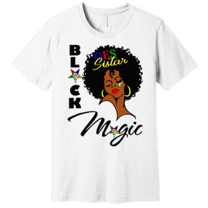 OES Black Sistar Magic Order the Eastern Star Juneteenth Day Premium T-Shirt