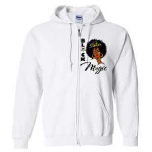 OES Black Sistar Magic Order the Eastern Star Juneteenth Day Full Zip Hoodie