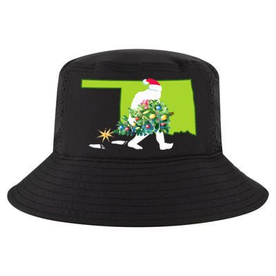 Oklahoma Bigfoot State Christmas Tree Cool Comfort Performance Bucket Hat