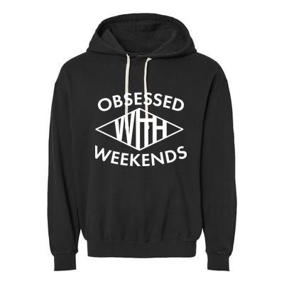 Obsessed With Weekends Garment-Dyed Fleece Hoodie