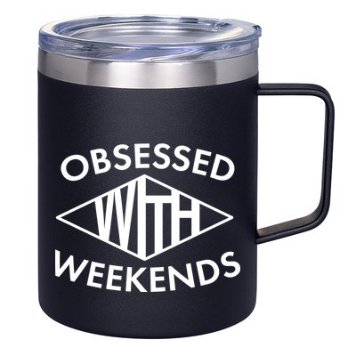 Obsessed With Weekends 12oz Stainless Steel Coffee Mug