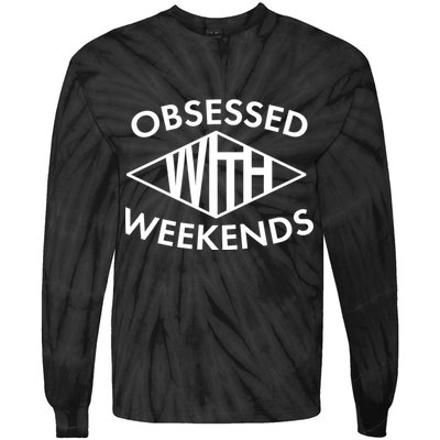 Obsessed With Weekends Tie-Dye Long Sleeve Shirt