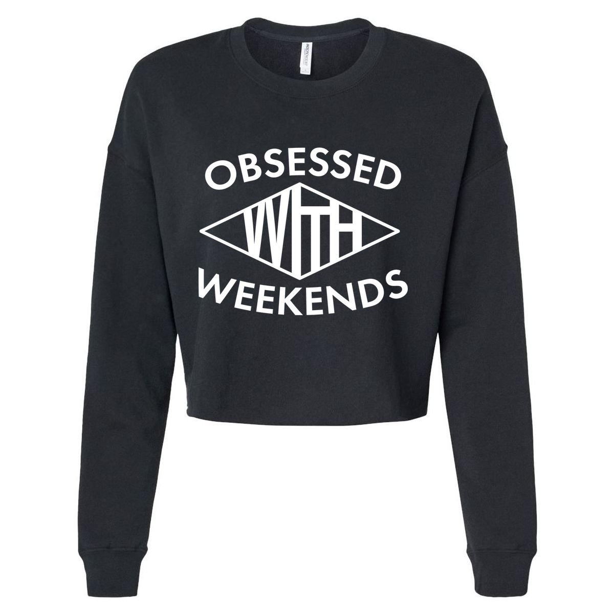 Obsessed With Weekends Cropped Pullover Crew