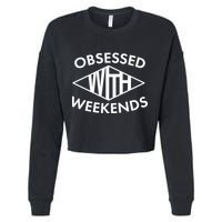 Obsessed With Weekends Cropped Pullover Crew