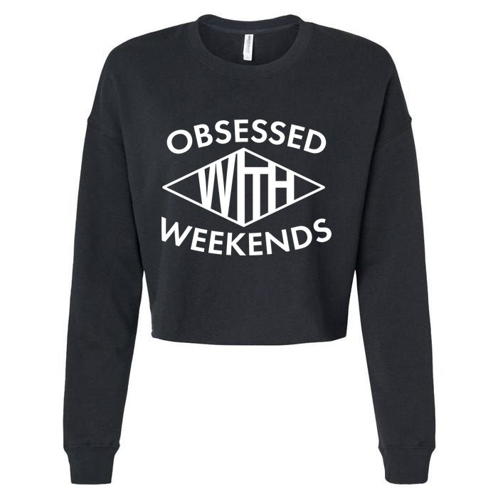 Obsessed With Weekends Cropped Pullover Crew