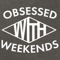 Obsessed With Weekends Cotton Canvas Backpack