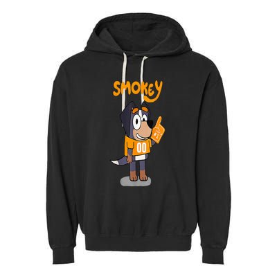 Orange Blooded Tennessee Hound Cartoon Garment-Dyed Fleece Hoodie