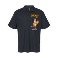 Orange Blooded Tennessee Hound Cartoon Softstyle Adult Sport Polo