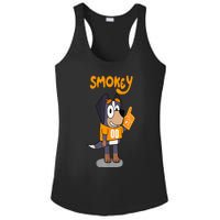 Orange Blooded Tennessee Hound Cartoon Ladies PosiCharge Competitor Racerback Tank