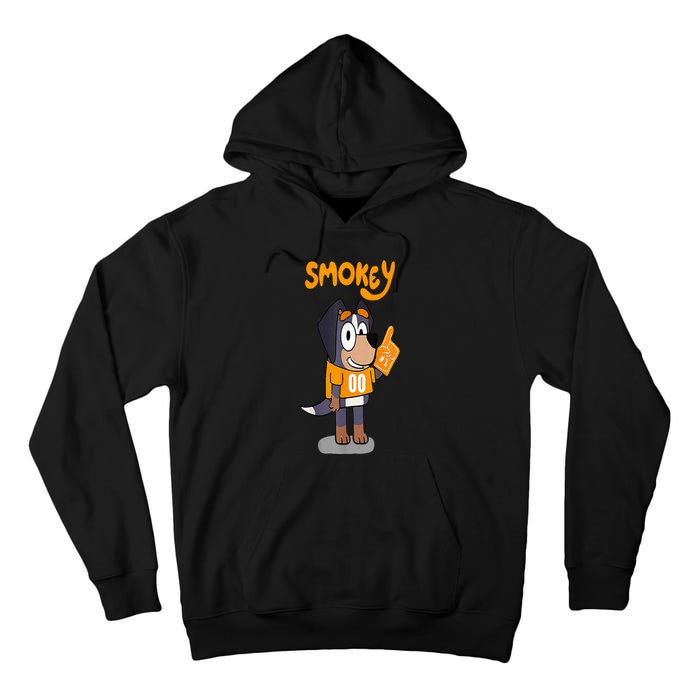 Orange Blooded Tennessee Hound Cartoon Tall Hoodie