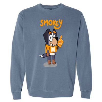 Orange Blooded Tennessee Hound Cartoon Garment-Dyed Sweatshirt