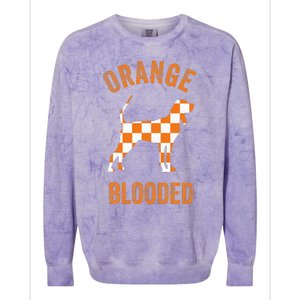 Orange Blooded Tennessee State Pride Colorblast Crewneck Sweatshirt