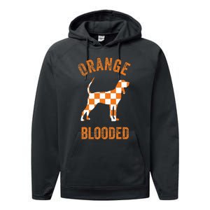 Orange Blooded Tennessee State Pride Performance Fleece Hoodie