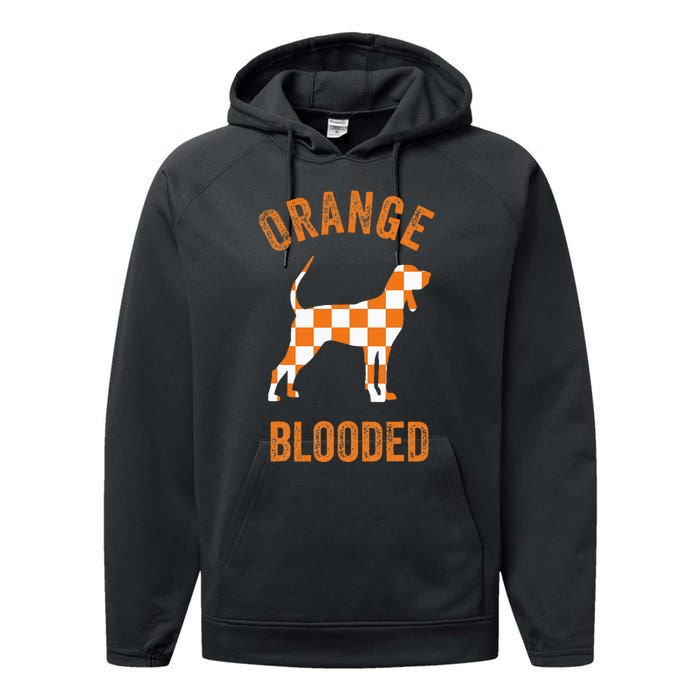 Orange Blooded Tennessee State Pride Performance Fleece Hoodie