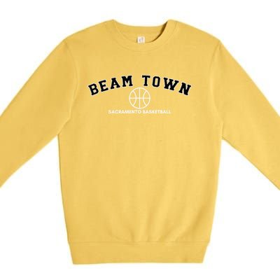 OG Beam Town Sacramento Basketball Premium Crewneck Sweatshirt