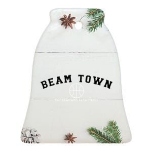 OG Beam Town Sacramento Basketball Ceramic Bell Ornament