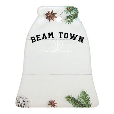 OG Beam Town Sacramento Basketball Ceramic Bell Ornament