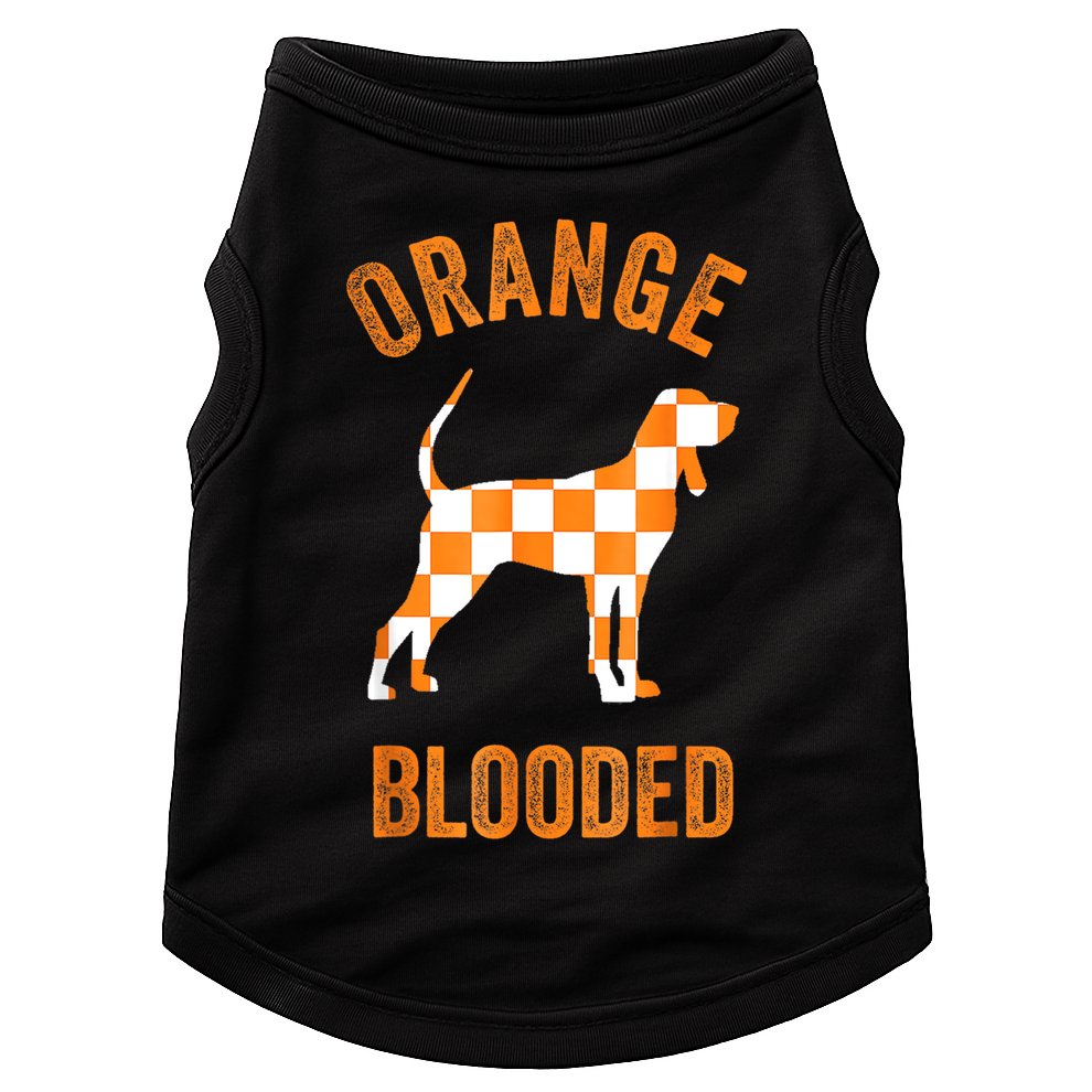 Orange Blooded Tennessee Hound Native Home TN Rocky Top Doggie Tank