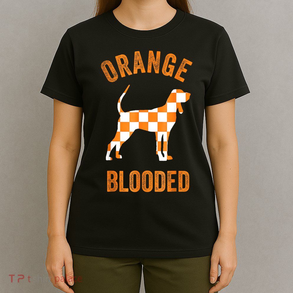 Orange Blooded Tennessee Hound Native Home TN Rocky Top T-Shirt