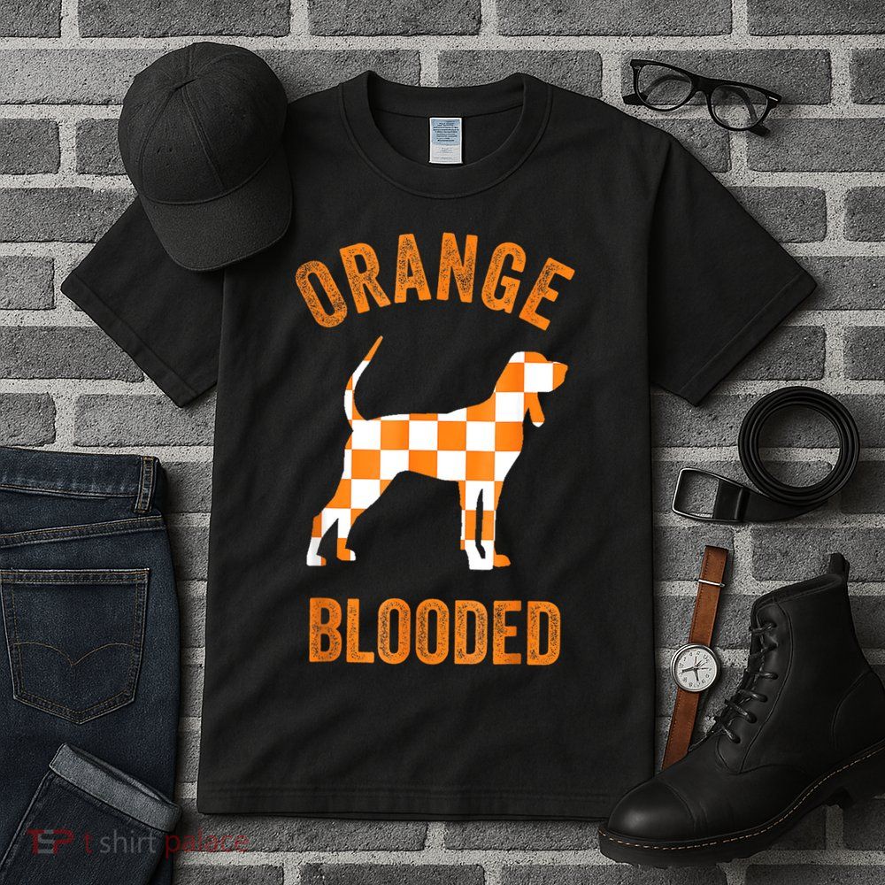 Orange Blooded Tennessee Hound Native Home TN Rocky Top Tall T-Shirt