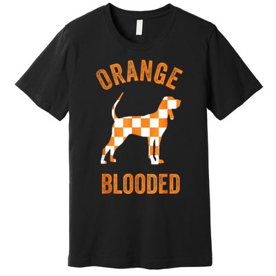 Orange Blooded Tennessee Hound Native Home TN Rocky Top Premium T-Shirt