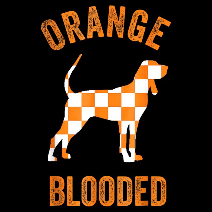 Orange Blooded Tennessee Hound Native Home TN Rocky Top Womens Tank Top