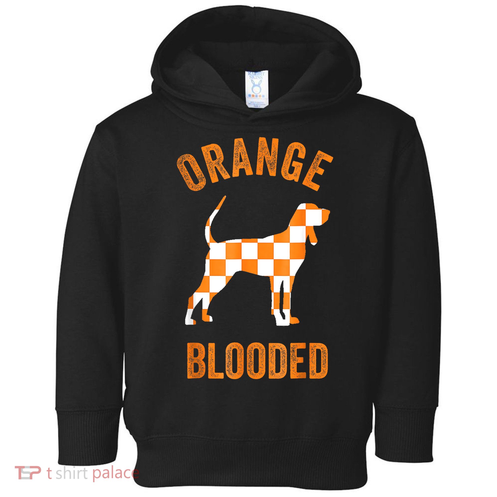 Orange Blooded Tennessee Hound Native Home TN Rocky Top Toddler Hoodie