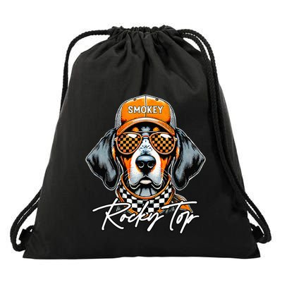 Orange Blooded Tennessee Drawstring Bag