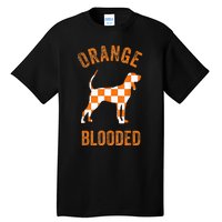 Orange Blooded Tennessee Hound Native Home TN Tall T-Shirt