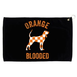 Orange Blooded Tennessee Hound Native Home Tn State Pride Grommeted Golf Towel