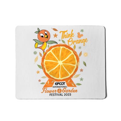 Orange Bird Think Orange Epcot International Flower And Garden Festival Mousepad